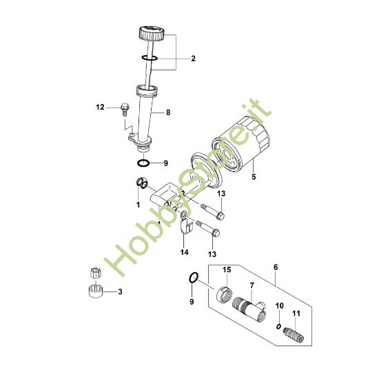 Picture of E - Sistema di lubrificazione FJ180V-BM80